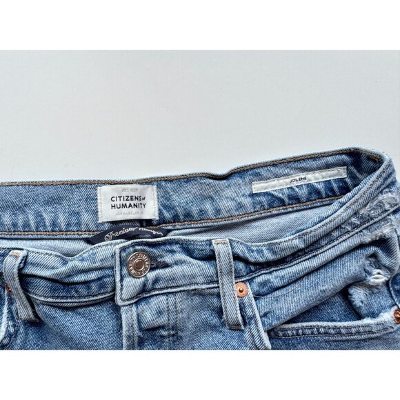 CITIZENS OF HUMANITY Jolene Dimple High Rise Skinny Straight Jeans, Size 28 - Picture 13 of 16